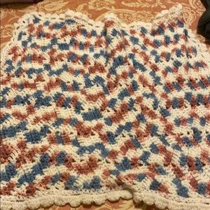 Hand made crochet blanket